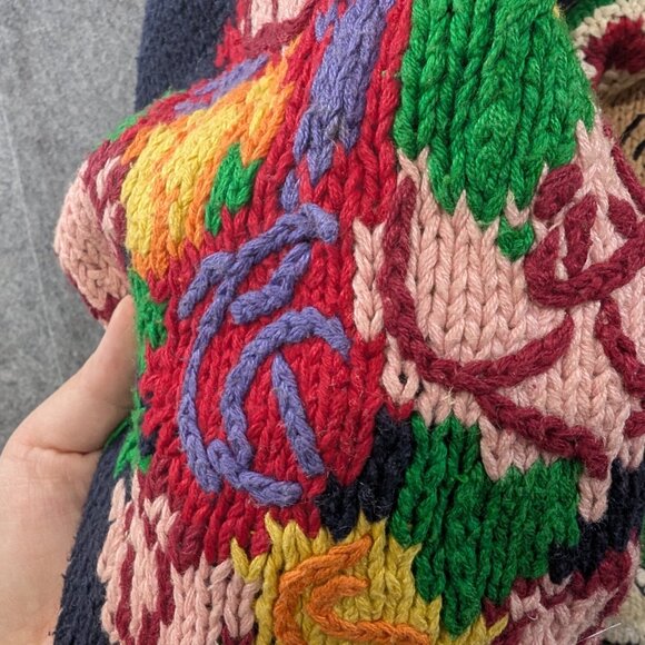 Vintage 1995 Eagle's Eye Collectibles Teddycare Knit Cardigan Sweater - Picture 8 of 10